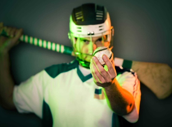 The irish boarder and the gaa banner