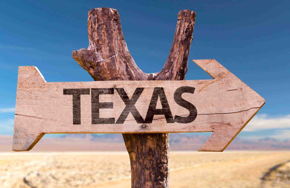 Texas is coming banner