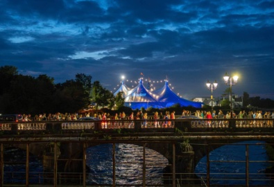 Heineken Big Top Glowing At Night 2025