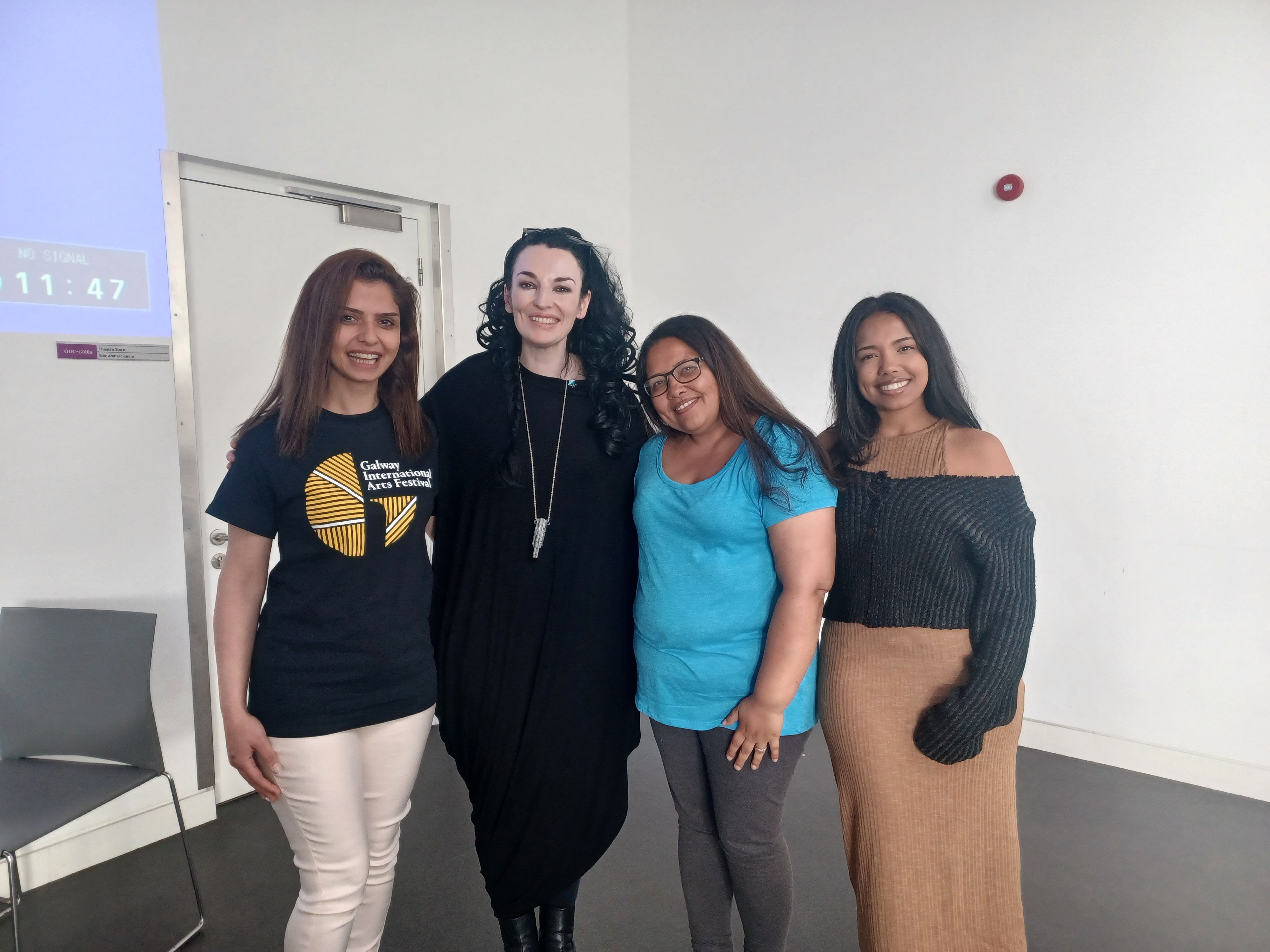 VAIP Participants with artist Aideen Barry