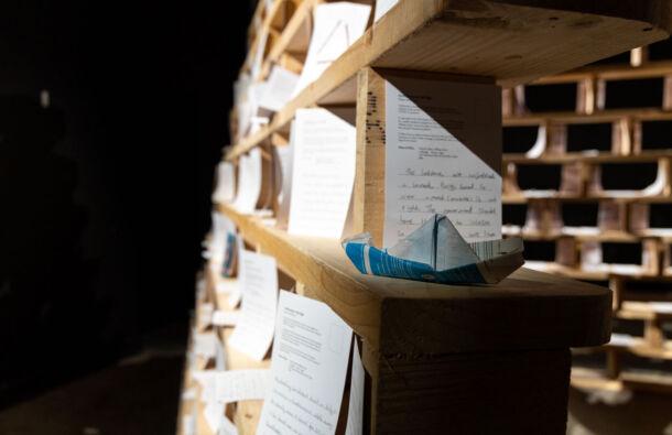 <p>A memento left by a visitor.</p>