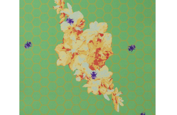 <p>Multi layer screen print with monoprint</p>
<p>50 x 70 cm</p>

<p>Nominated by Limerick Printmakers</p>