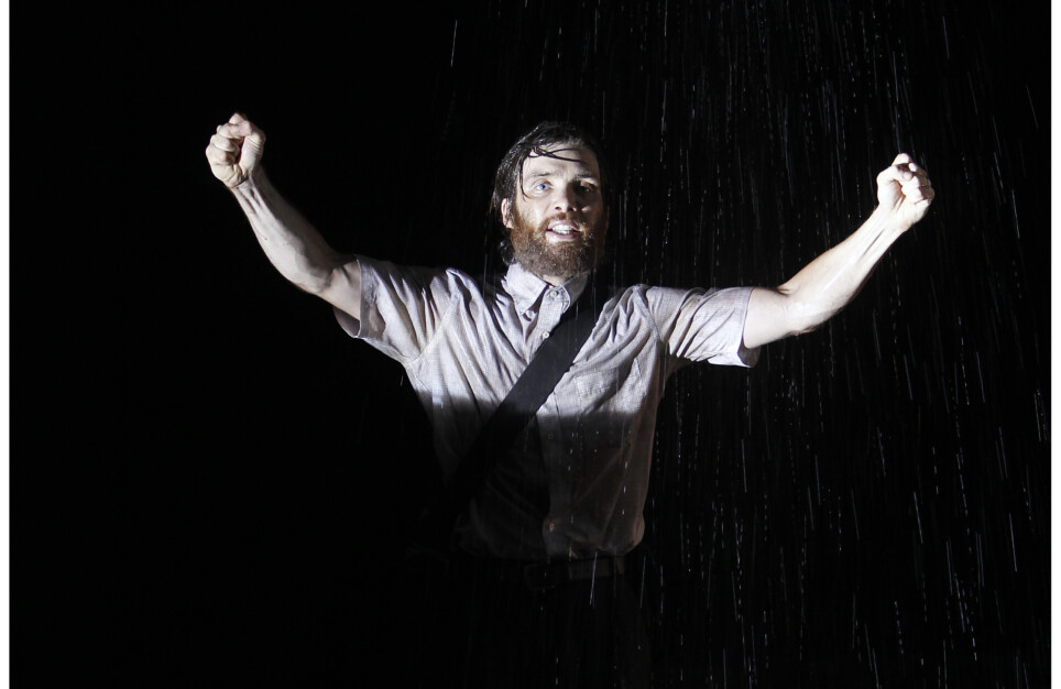 <p>Cillian Murphy in Misterman. Photo by Colm Hogan.</p>