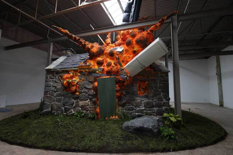 David Mach's Burning Down The House