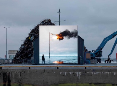 John Gerrard Flare GIAF 2022 Installation