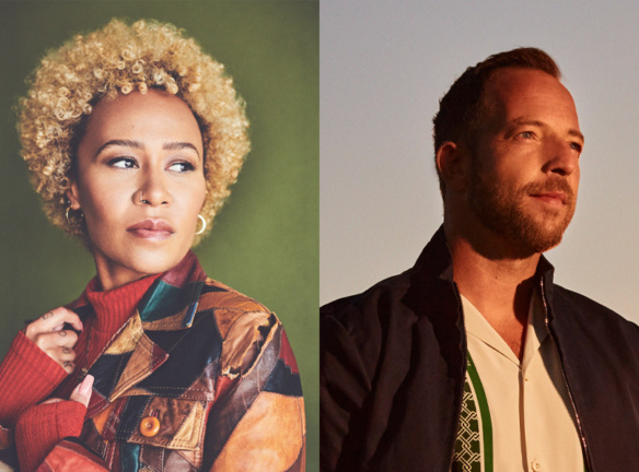 Emeli Sandé and James Morrison side by side headshots