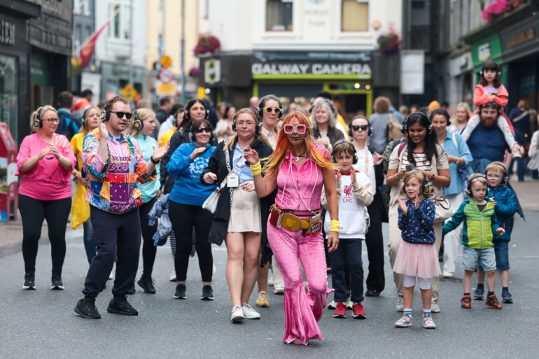 Silent Disco brings a family-friendly dance party through the iconic streets of Galway during GIAF 2025. Good tunes, good views and a whole ton of fun - Silent Disco is one of the most unique ways to walk &amp; dance your way through Galway. 