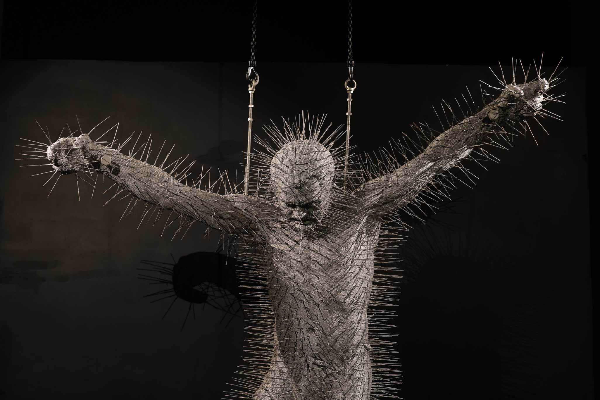 David Mach's Wire Man