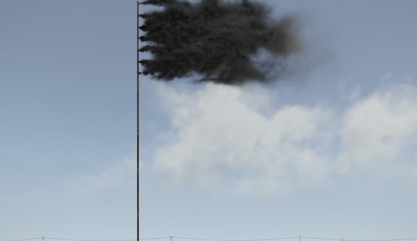 <p><em>Western Flag </em>by John Gerrard</p>