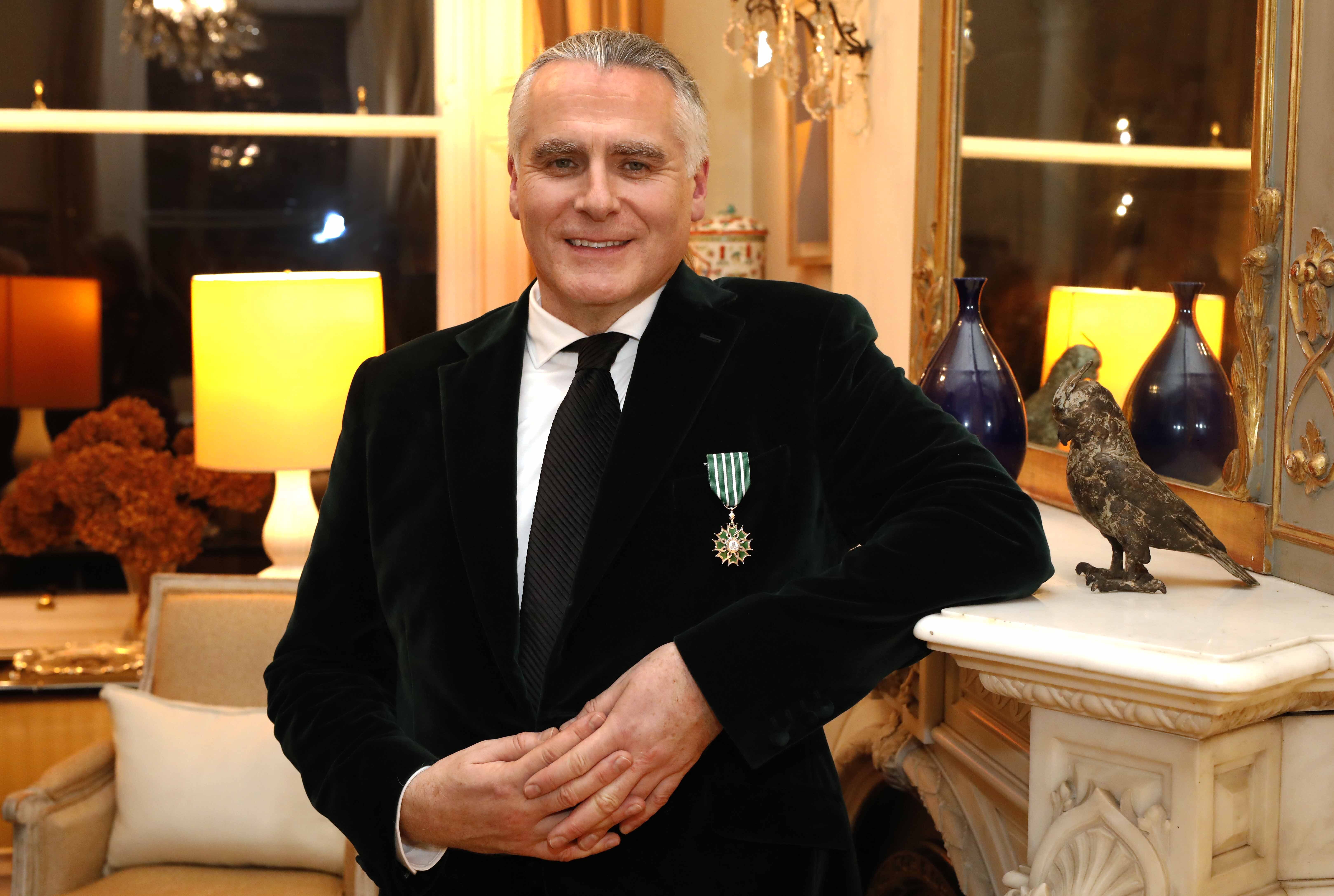 Paul Fahy at the French Ambassador's Residence