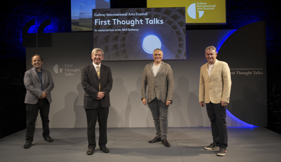 <p><em>(Left to Right) </em>NUI Galway Vice-Dean for Engagement Patrick Lonergan, NUI Galway president <a href="https://www.google.com/search?q=Ciar%C3%A1n+%C3%93+hOgartaigh&stick=H4sIAAAAAAAAAONgVuLRT9c3NDQuqqgozyl_xGjOLfDyxz1hKb1Ja05eY9Tg4grOyC93zSvJLKkUkuJig7IEpPi4UDTyLGIVdc5MLDq8ME_h8GSFDP_0xKKSxMz0DADfTCzIYgAAAA&sa=X&ved=2ahUKEwjQ8JbfgOT4AhWTnVwKHU4eAs0QzIcDKAB6BAgMEAE" target="_blank" rel="noreferrer noopener">Ciarán Ó hOgartaigh</a>, GIAF Artistic Director Paul Fahy and GIAF CEO John Crumlish</p>