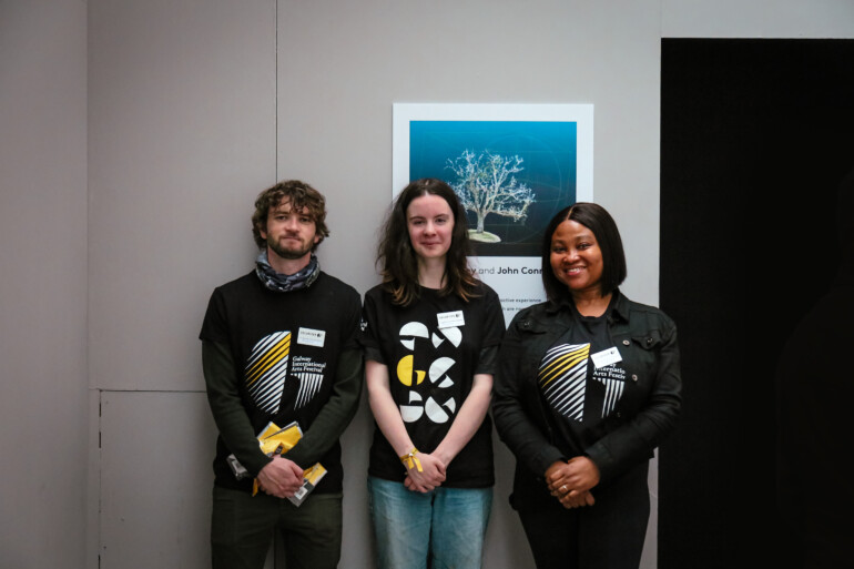 Volunteers invigilating printworks